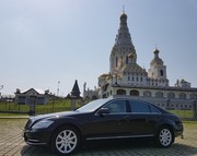 Аренда авто с водителем в Минске. Mercedes W221 S500 Long